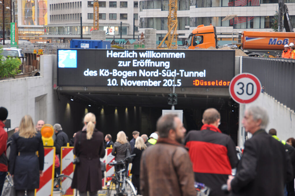 Kö Tunnel in Düsseldorf opened 1