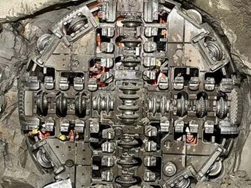 Tunnelbau Tunnelbohrmaschine Durchschlag Ost