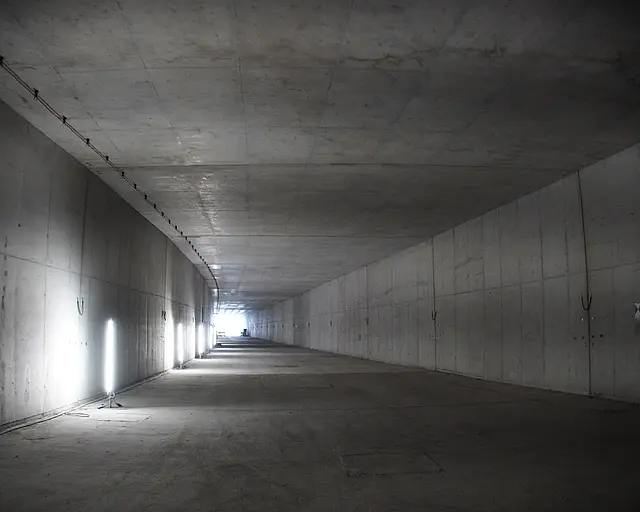 Tunnel von innen.