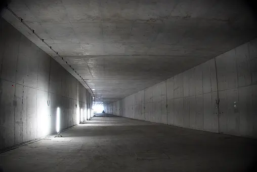 Tunnel von innen.