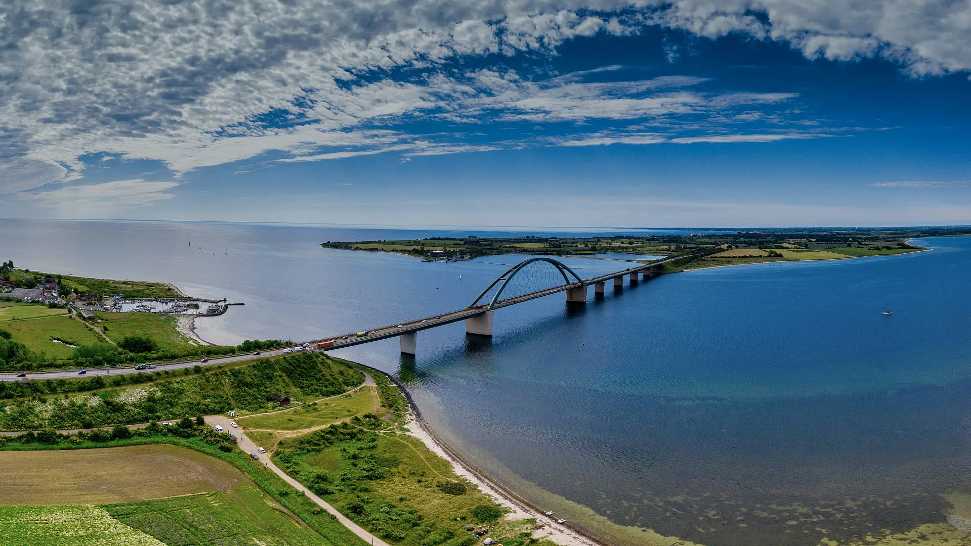 Die Brücke, die bisher Fehmarn mit dem Festland verbindet.