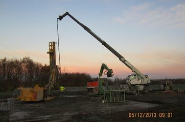 Ilmenau, Pile Foundations for Power Pole Foundations