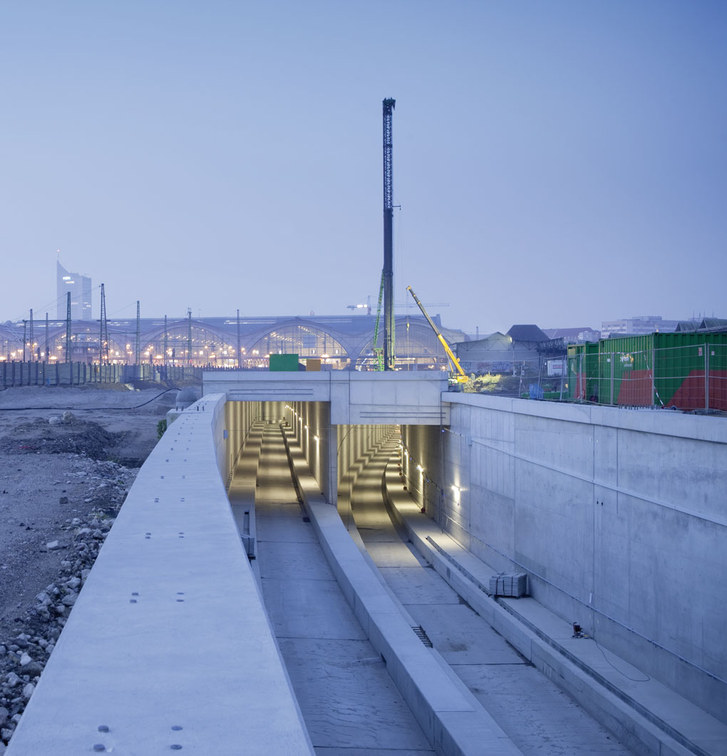 Leipzig City Tunnel, Contract Section C